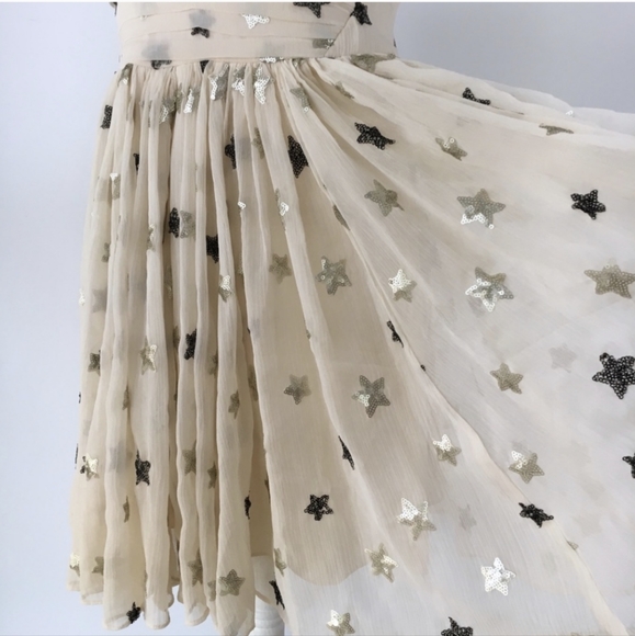 Ranna Gill Sequin Star Cocktail Party Dress - Ethereal Prom Fairytale - Picture 4 of 12